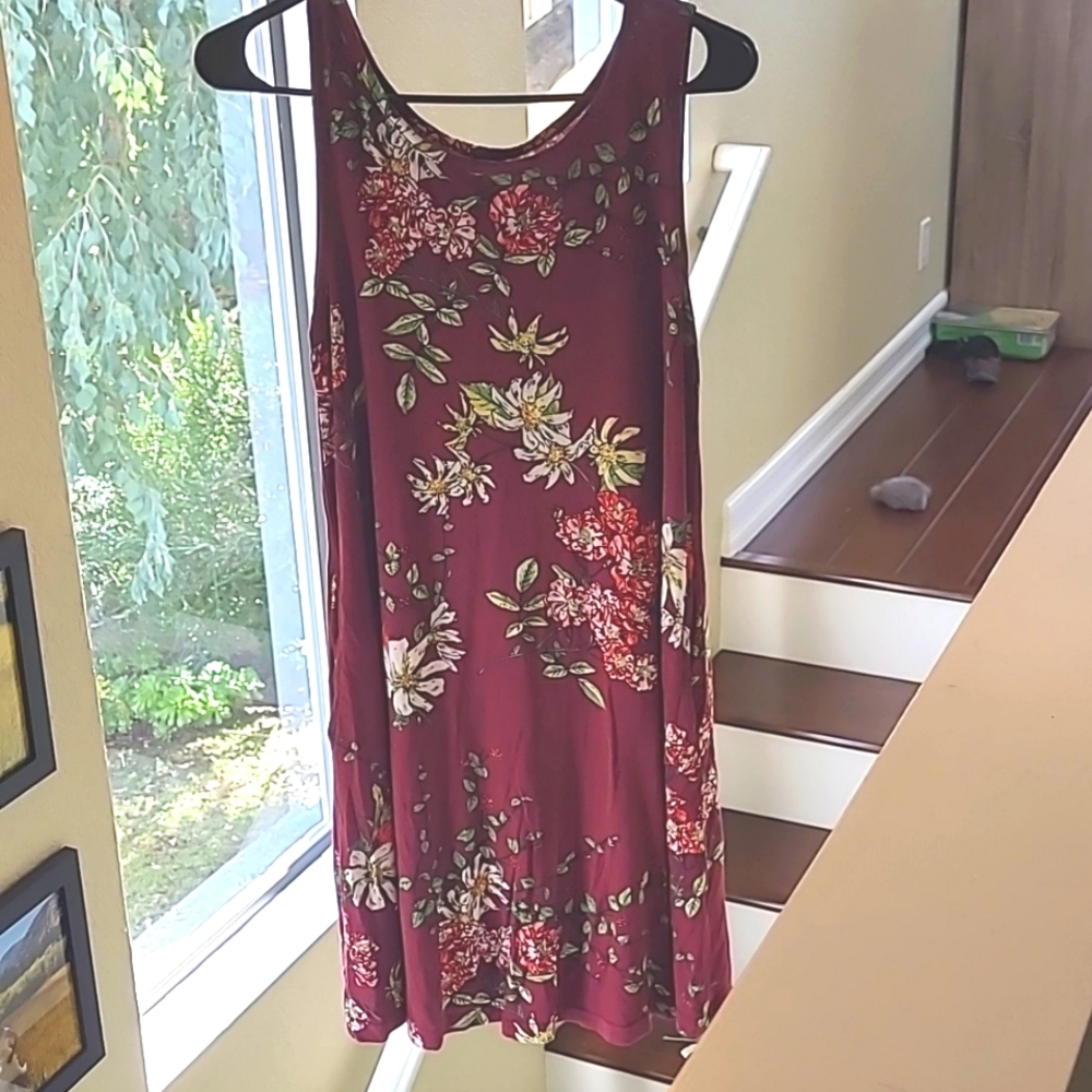 Tank top tunic dress with pockets